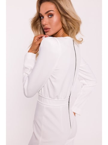 Numoco Jumpsuit 'Overall Adele'‌‌‌‌‌‌‌‌ in Weiß