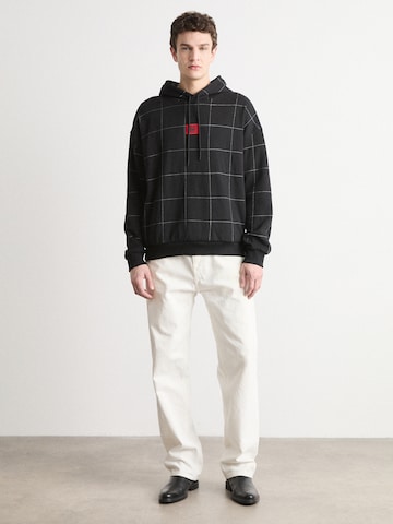 HUGO Sweatshirt 'Dally' in Schwarz