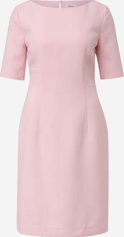 Robe s.Oliver BLACK LABEL en rose : devant