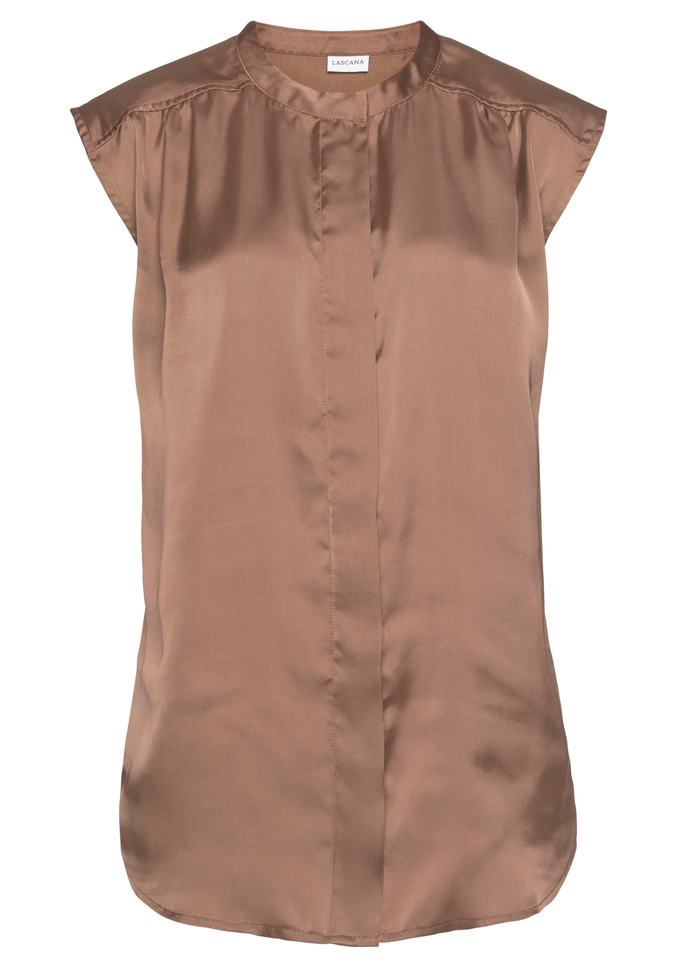 LASCANA Bluse in Braun: Vorderseite