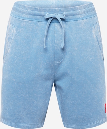 HUGO Red Regular Pants 'Diz' in Blue: front