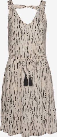 s.Oliver Καλοκαιρινό φόρεμα σε μπεζ: μπροστά