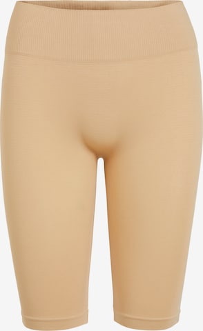 VILA - Skinny Leggings en beige: frente