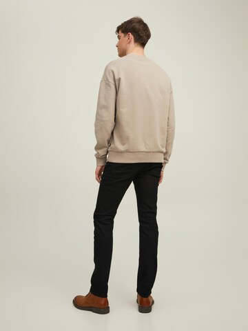 JACK & JONES Sweatshirt 'Kam' in Beige