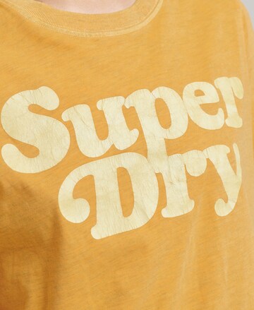 Superdry Tričko – žlutá