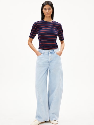 ARMEDANGELS T-Shirt JAANISARA FINE STRIPE in Mischfarben