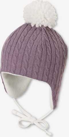 STERNTALER Beanie 'Inka' in Purple: front