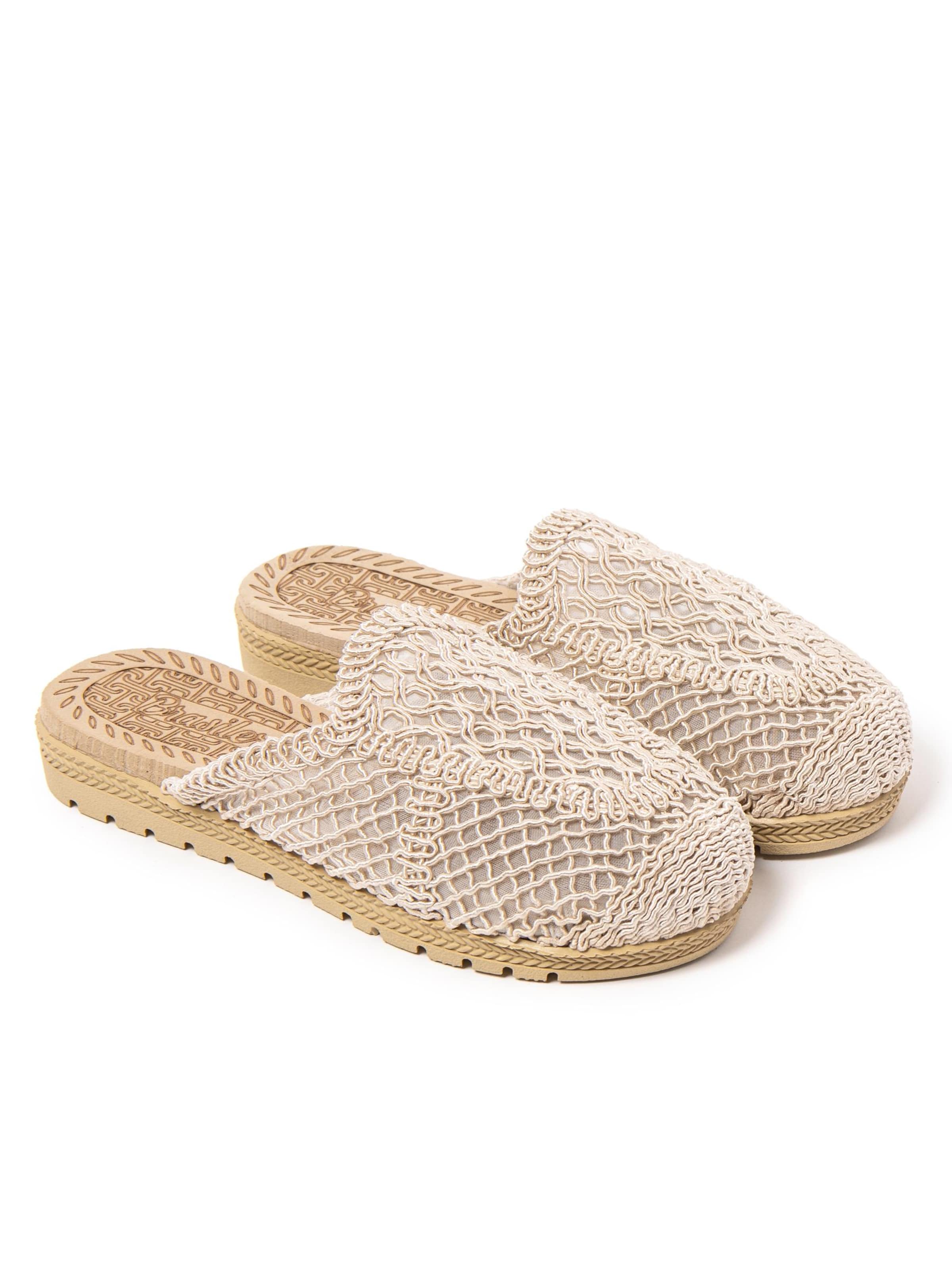 Brasileras Slippers 'Suna' in Beige