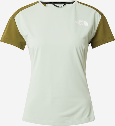 THE NORTH FACE Camisa funcionais 'VALDAY' em oliveira / verde claro / offwhite, Vista do produto