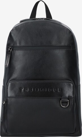 The Bridge Backpack 'Damiano' in Black: front