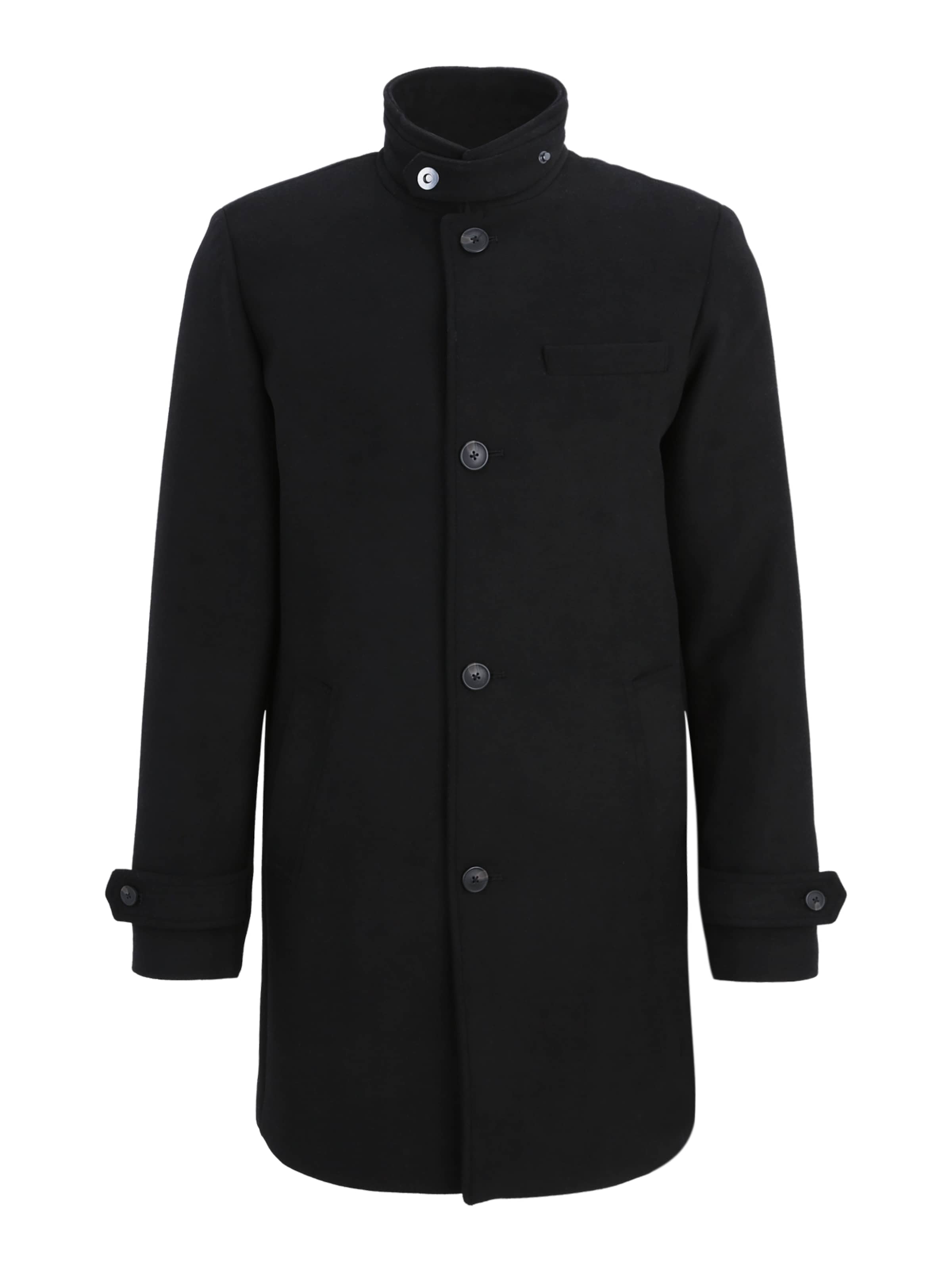JACK & JONES Between-Seasons Coat 'JJEmelton' in Black: front