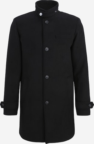 melns JACK & JONES Starpsezonu mētelis 'EMELTON': no priekšpuses
