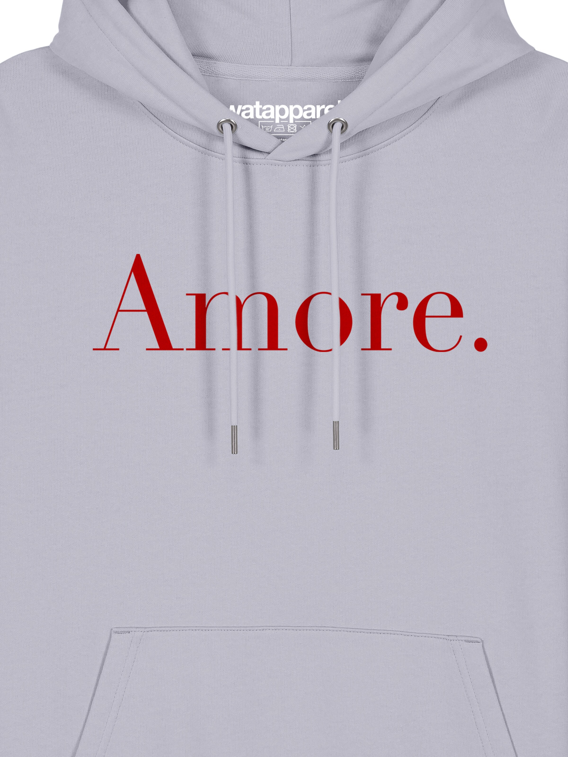 Watapparel Sweatshirt ' Amore ' in Lila