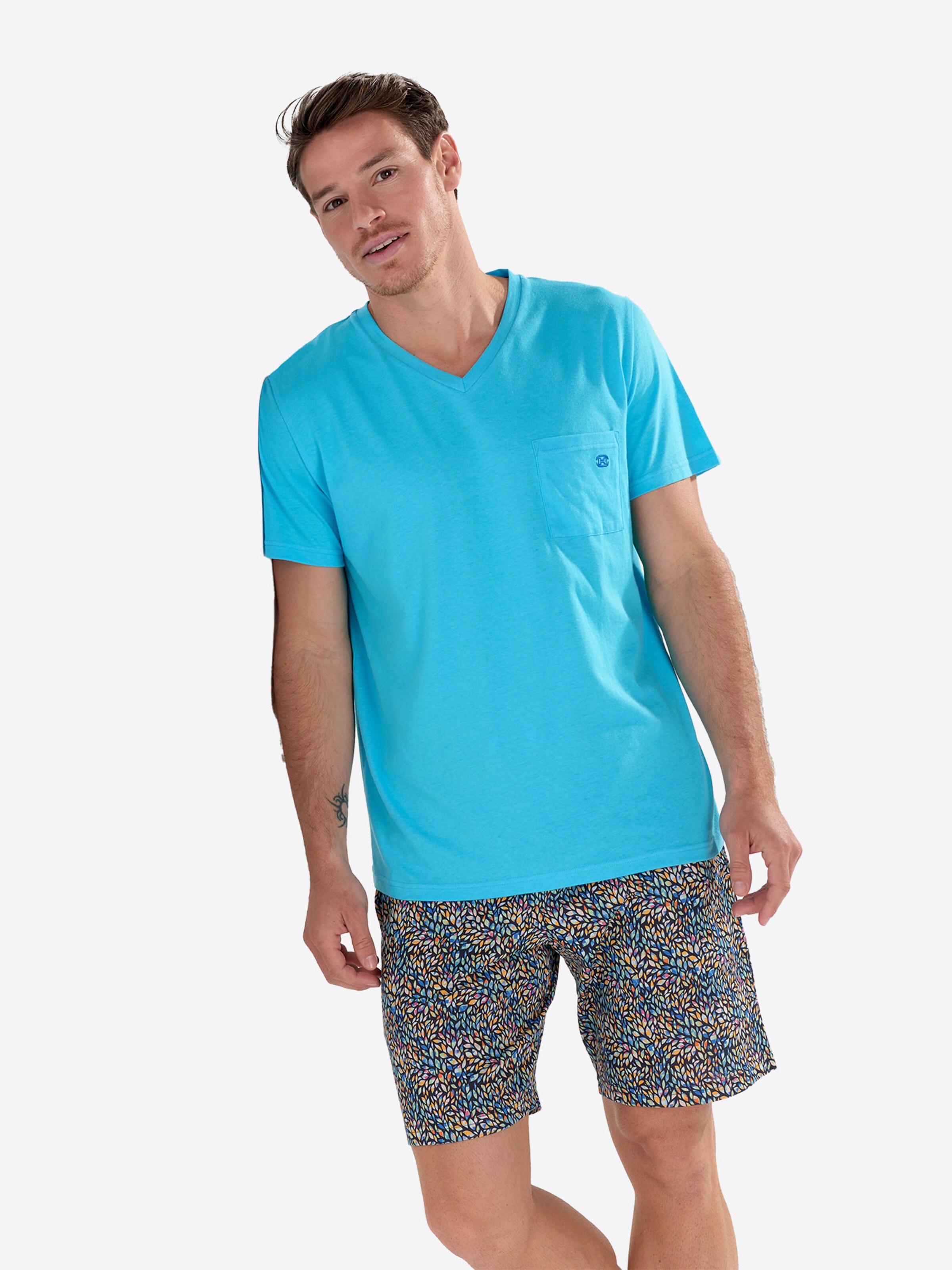 HOM Short Pajamas ' Buddy ' in Blue