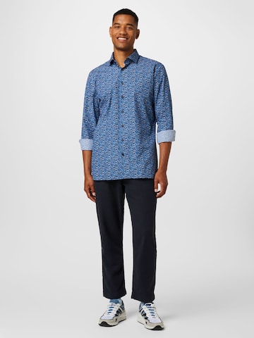 OLYMP Slim fit Button Up Shirt in Blue
