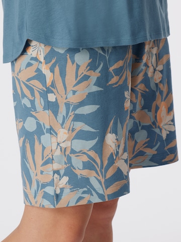 SCHIESSER Korte pyjama 'Comfort Nightwear ' in Blauw