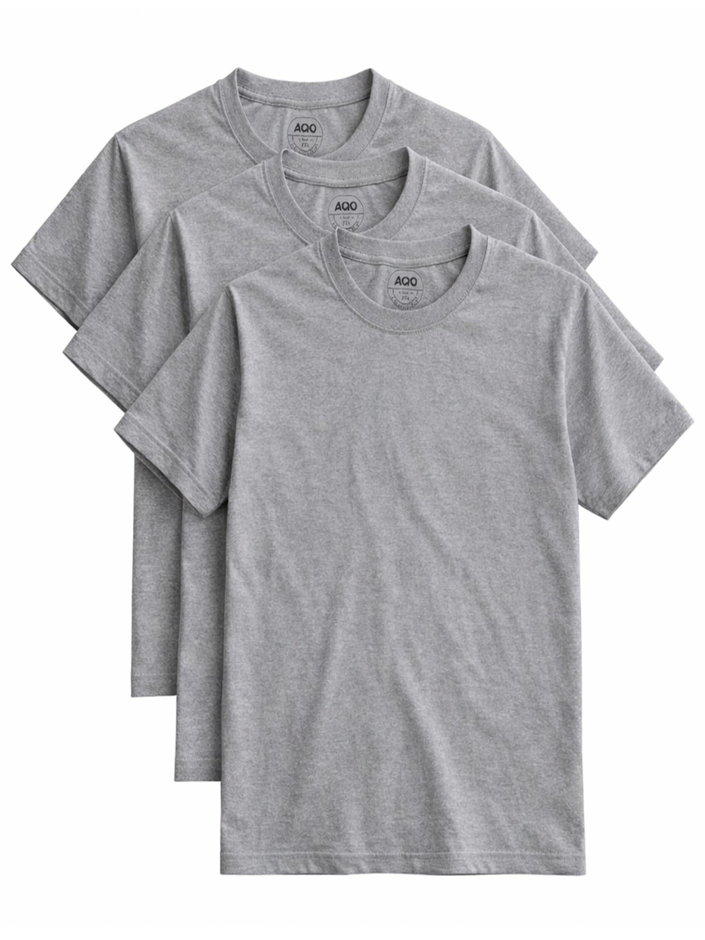 A Question Of (AQO) Bluser & t-shirts '3 Pack Anders Tee' i grå: forside