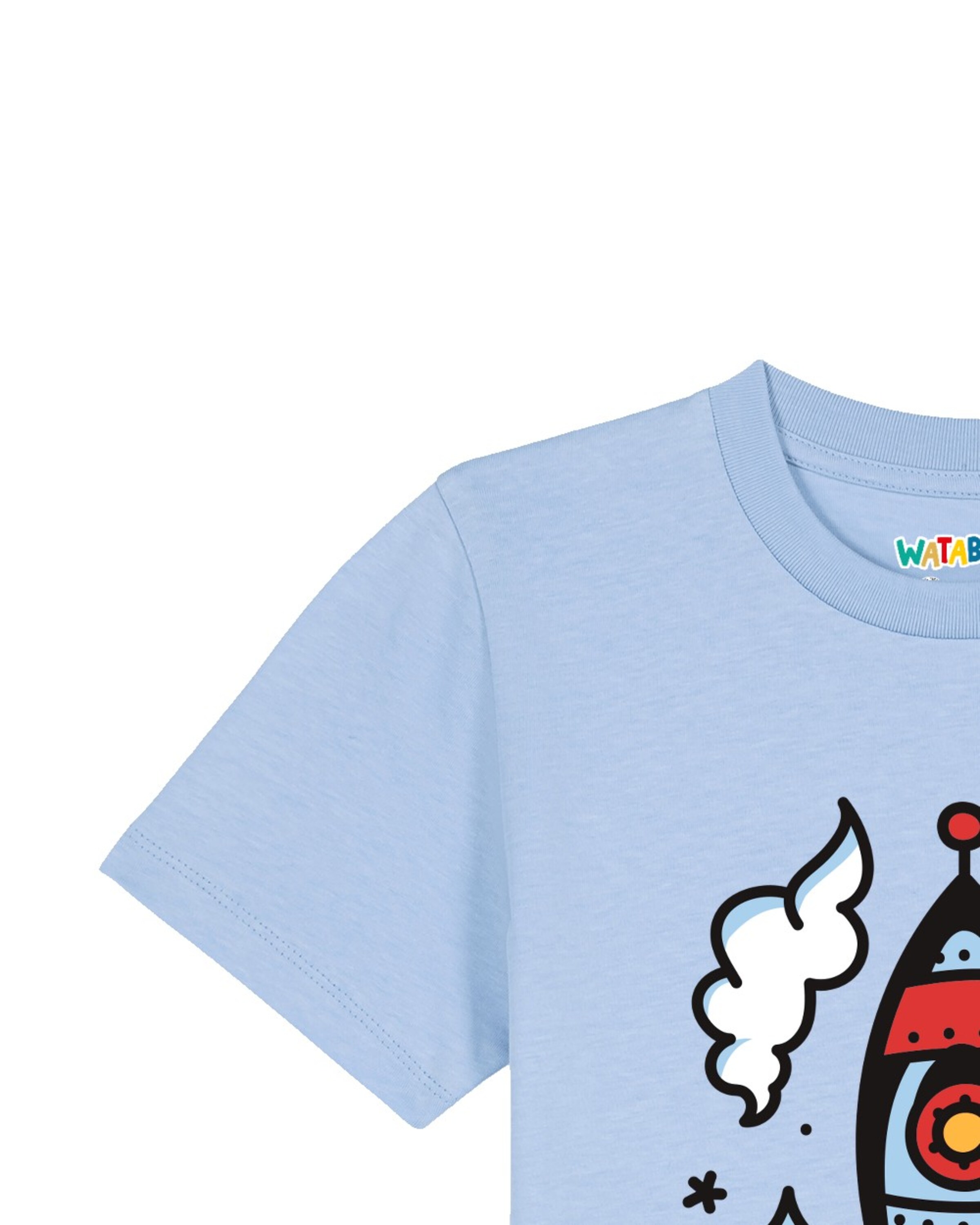 watabout.kids Shirt 'Rakete' in Blue