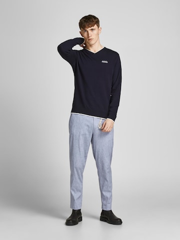 JACK & JONES Sweter 'Tons' w kolorze niebieski