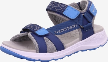 SUPERFIT Sandals & Slippers in Blue: front