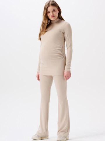 Noppies Flared Broek 'Heja' in Beige: voorkant