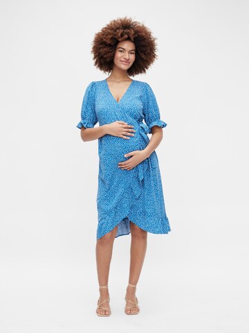 MAMALICIOUS Jurk 'Lorina' in Blauw: voorkant