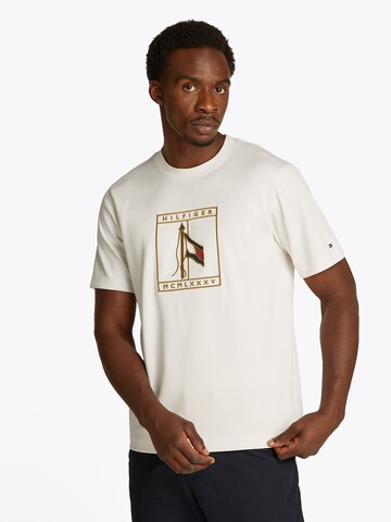 TOMMY HILFIGER Póló - bézs: elől