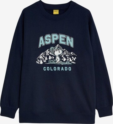 Marks & Spencer Sweatshirt 'Snoopy' in Blauw: voorkant