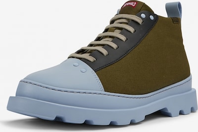 CAMPER Chaussure à lacets 'Brutus' en beige / bleu clair / vert foncé, Vue avec produit