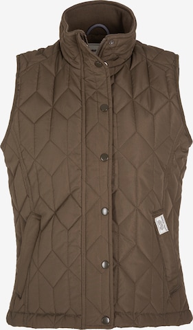 Weather Report Sports Vest 'Peggy' in Brown: front