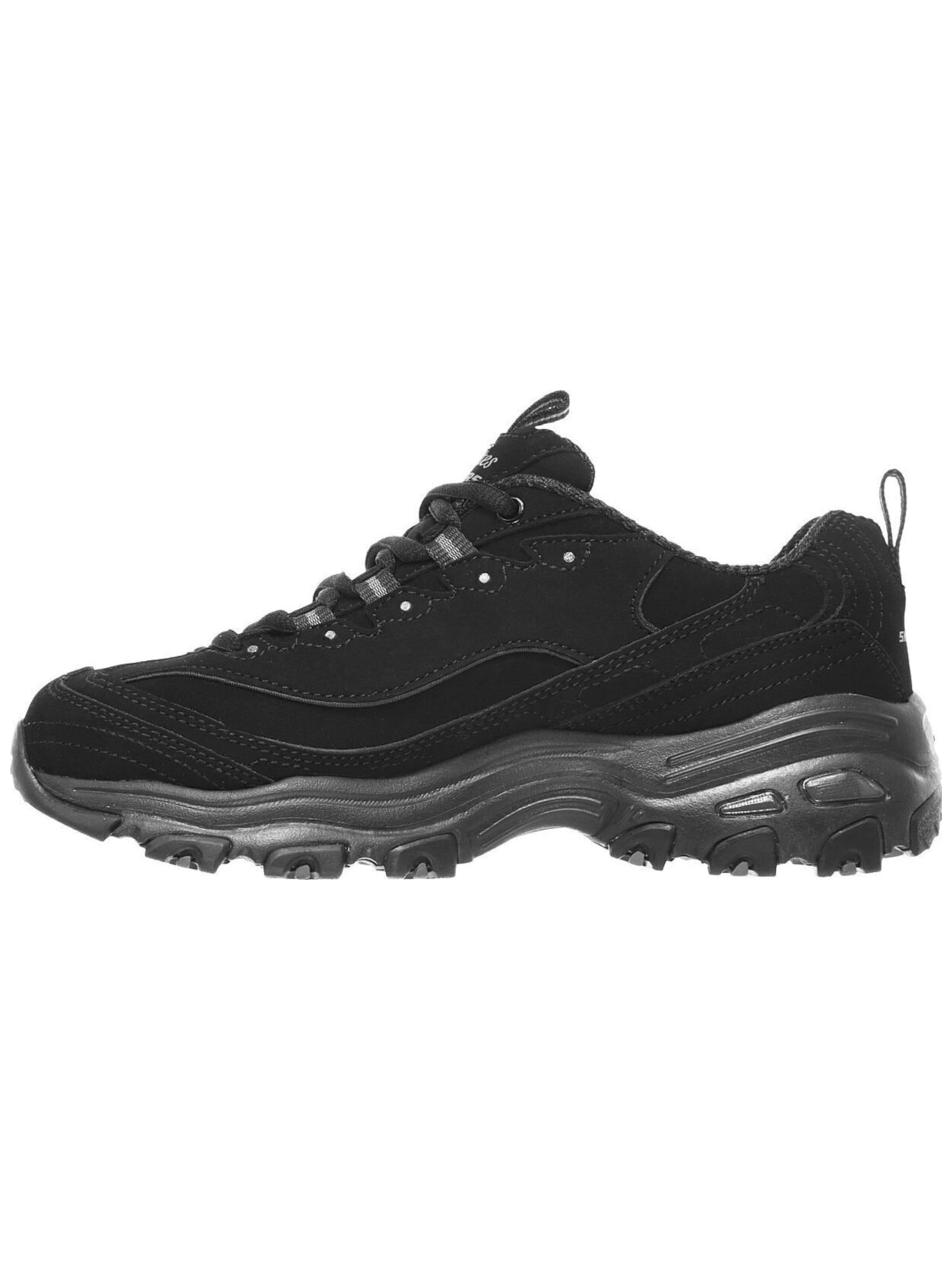 SKECHERS Sportschoen 'Skechers D'Lites' in Zwart