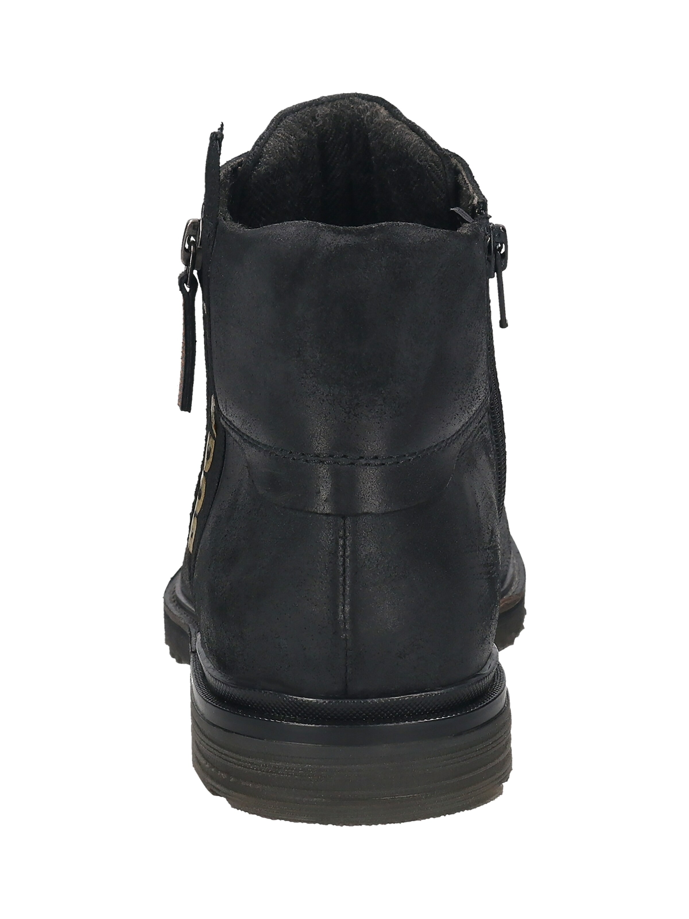 bugatti Μπότες με κορδόνια σε μαύρο