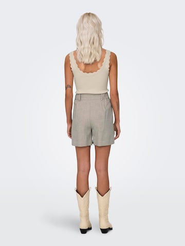 ONLY Loosefit Shorts 'LINDA' in Grau