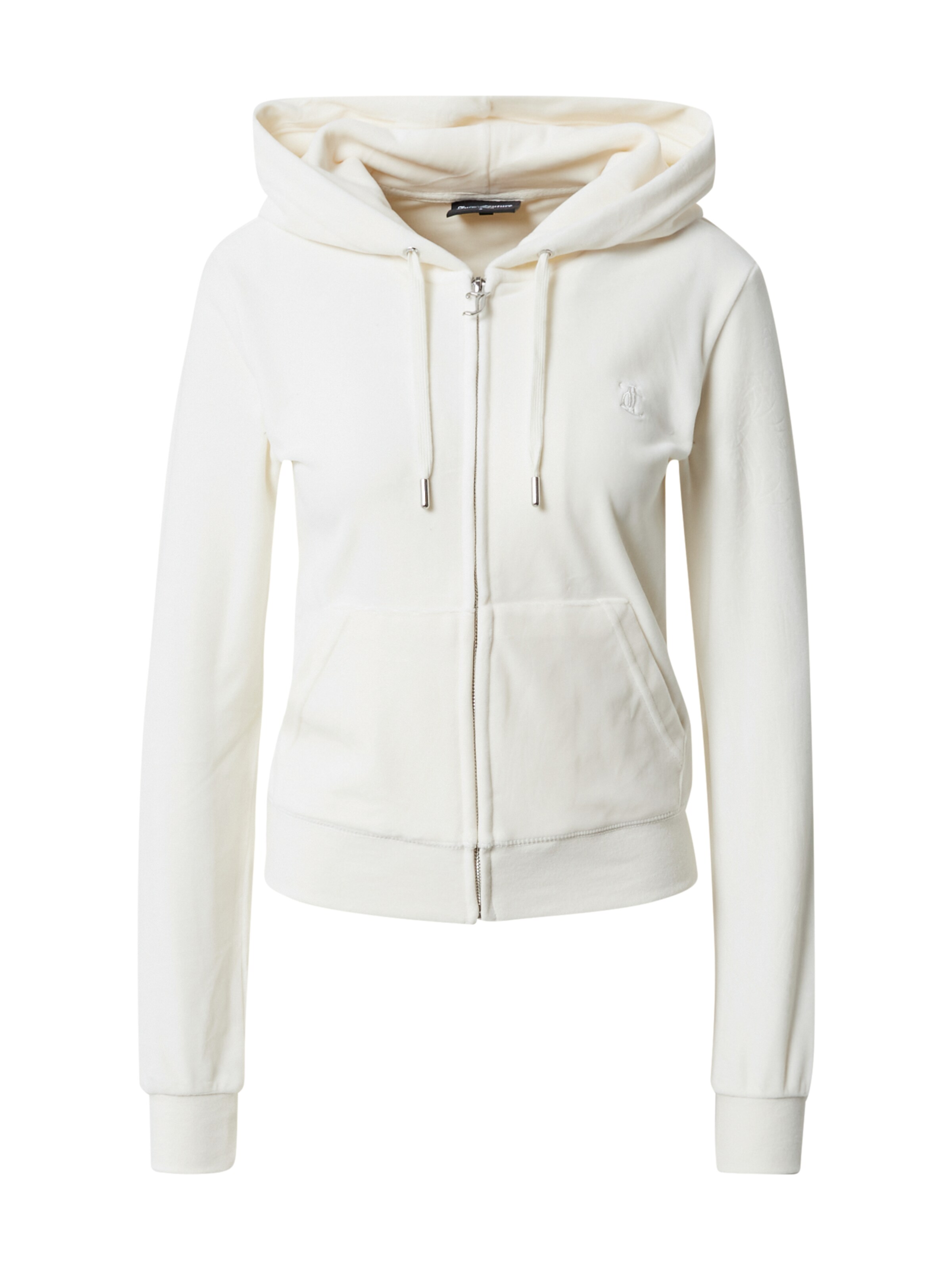 Juicy Couture Суичъри с качулка в бежово: отпред