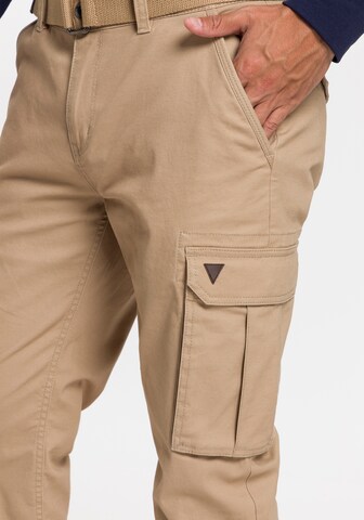 H.I.S Regular Cargo Pants in Beige