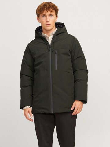 JACK & JONES - Chaqueta de entretiempo 'JJPAYNE' en verde: frente