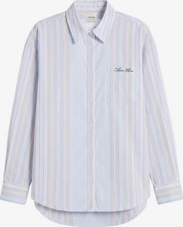 Camicia da notte di Calvin Klein in blu: frontale