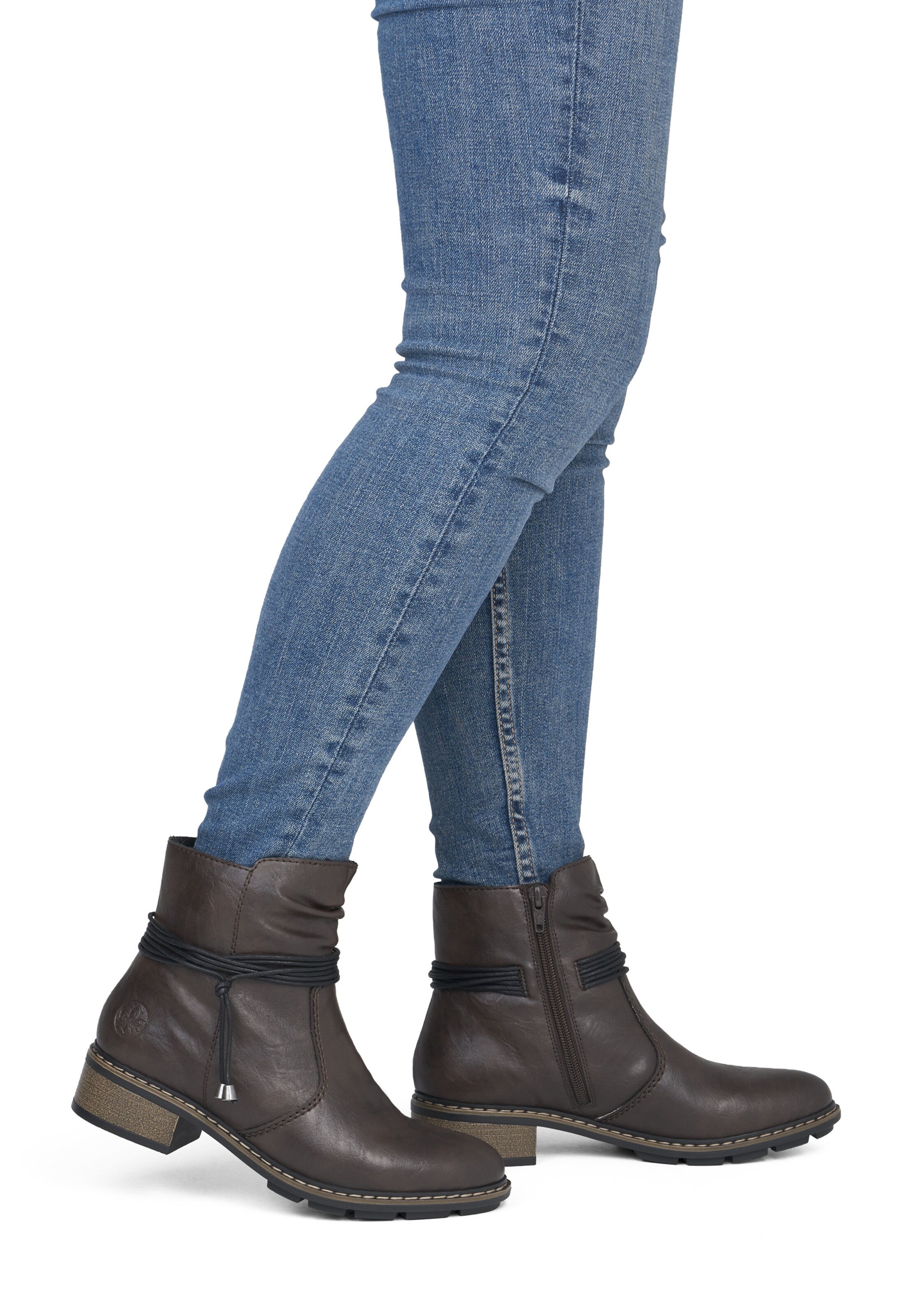 Rieker Stiefelette in Braun: Vorderseite