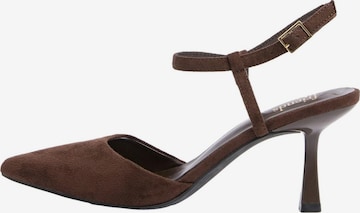 Friends Like These Slingback Pumps in Brown: front