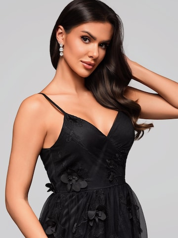 Ombre Abendkleid‌‌‌‌‌‌ in Schwarz