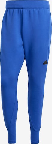 Tapered Pantaloni sport 'Z.N.E. Premium' de la ADIDAS SPORTSWEAR pe albastru: față