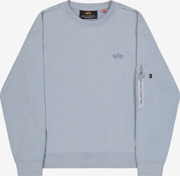 ALPHA INDUSTRIES Sweatshirt 'DTM' in Grey: front