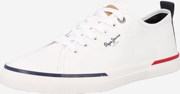 Baskets basses 'Kenton Smart 22' Pepe Jeans en blanc : devant