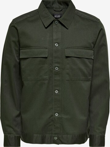 Only & Sons Between-Season Jacket 'Toby' in Green: front