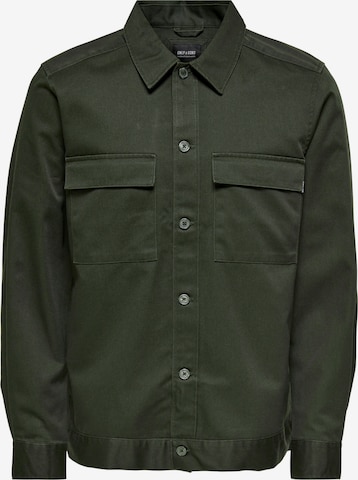 Veste mi-saison 'Toby' Only & Sons en vert : devant