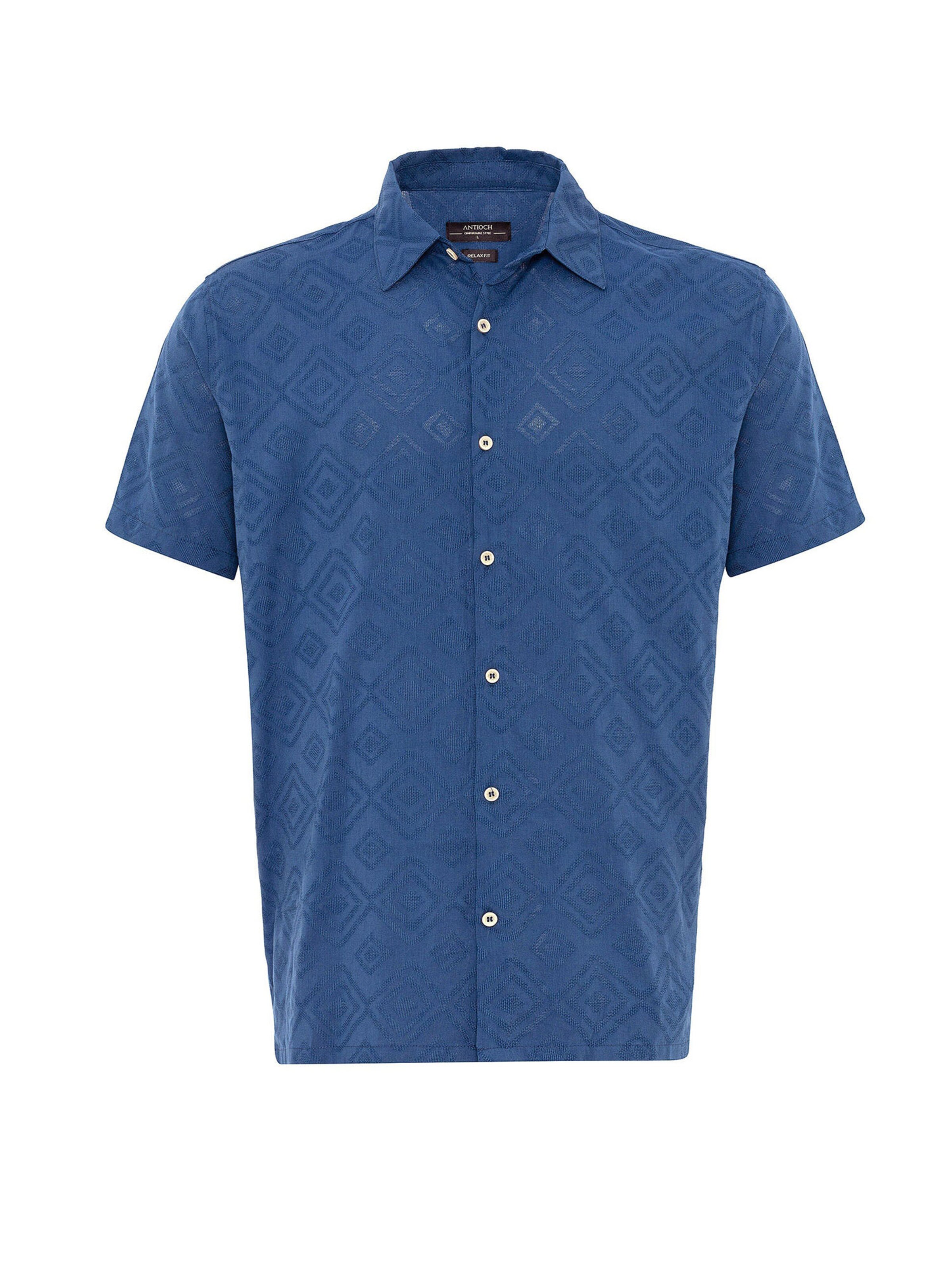 Antioch Tavaline suurus Triiksärk, värv sinine: eest vaates