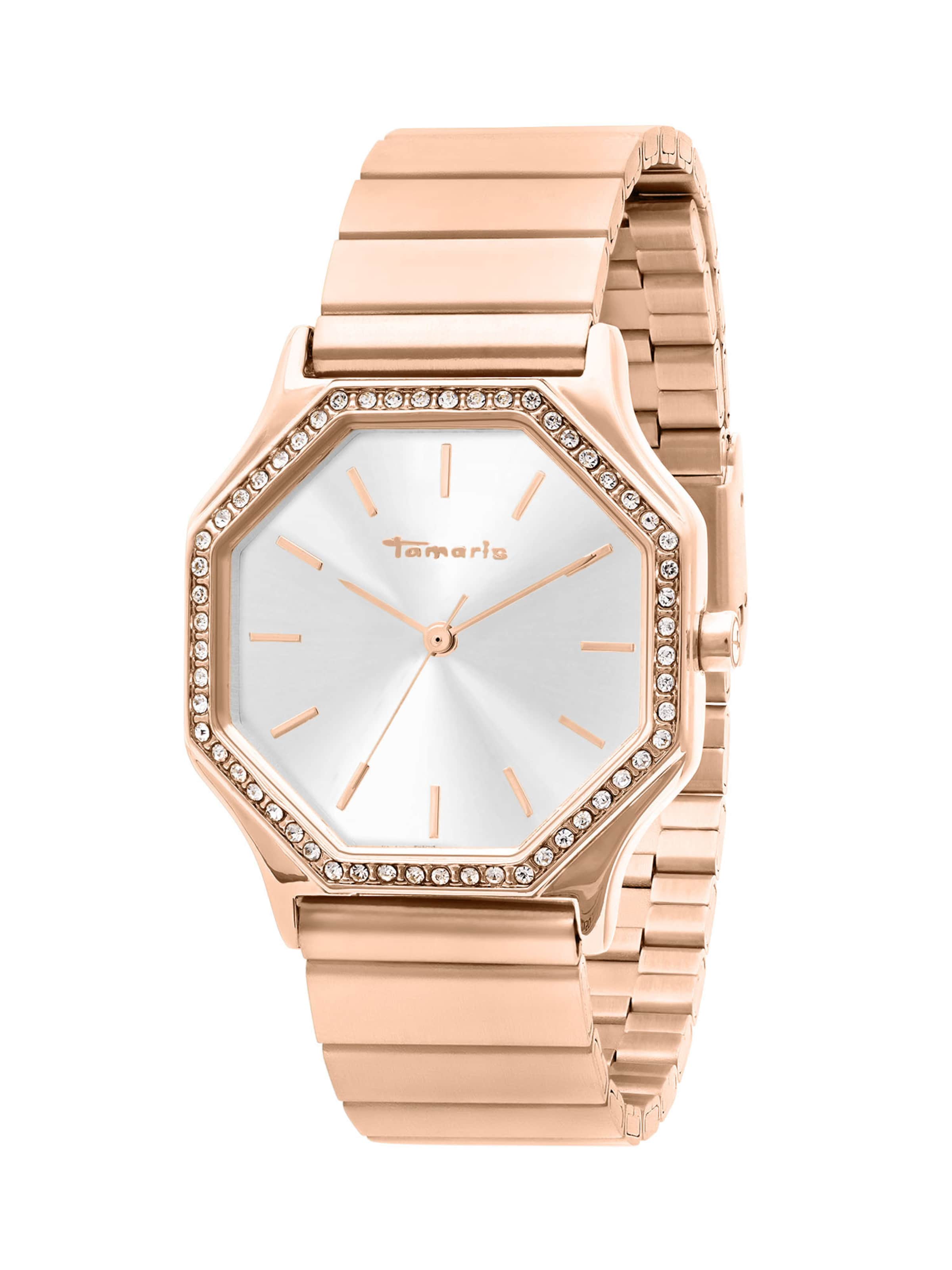 Tamaris Analog watch 'Sparkling Octavia' in Gold: front
