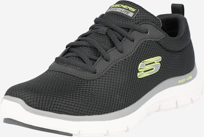 SKECHERS Sneakers 'Flex Advantage 4.0' in Grey / Neon green / Black, Item view