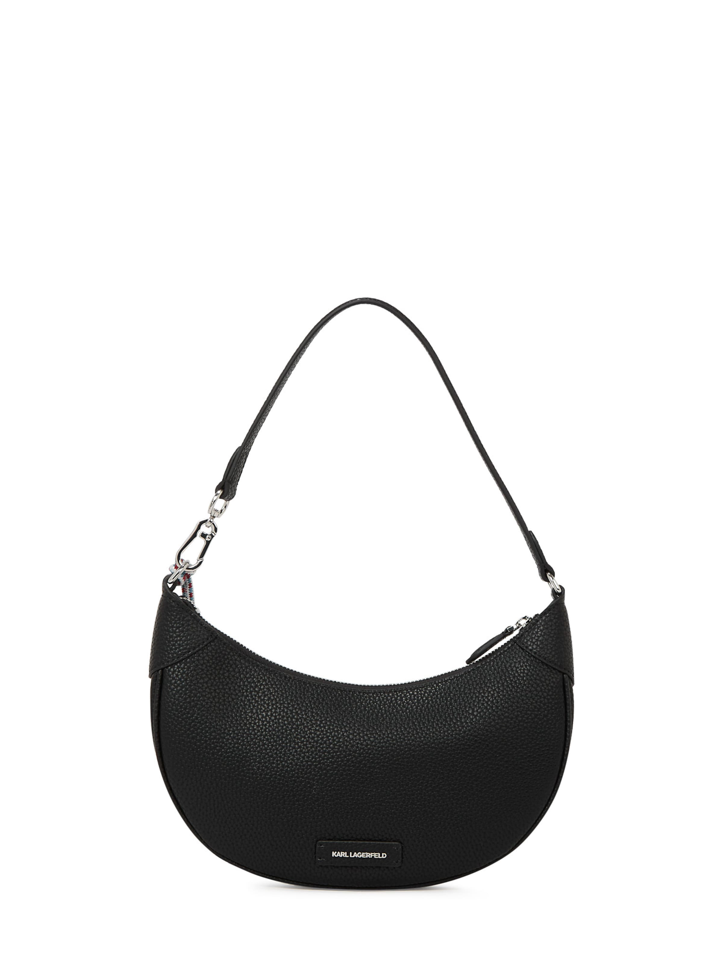 Karl Lagerfeld Torba za čez ramo 'Pebble' | črna barva