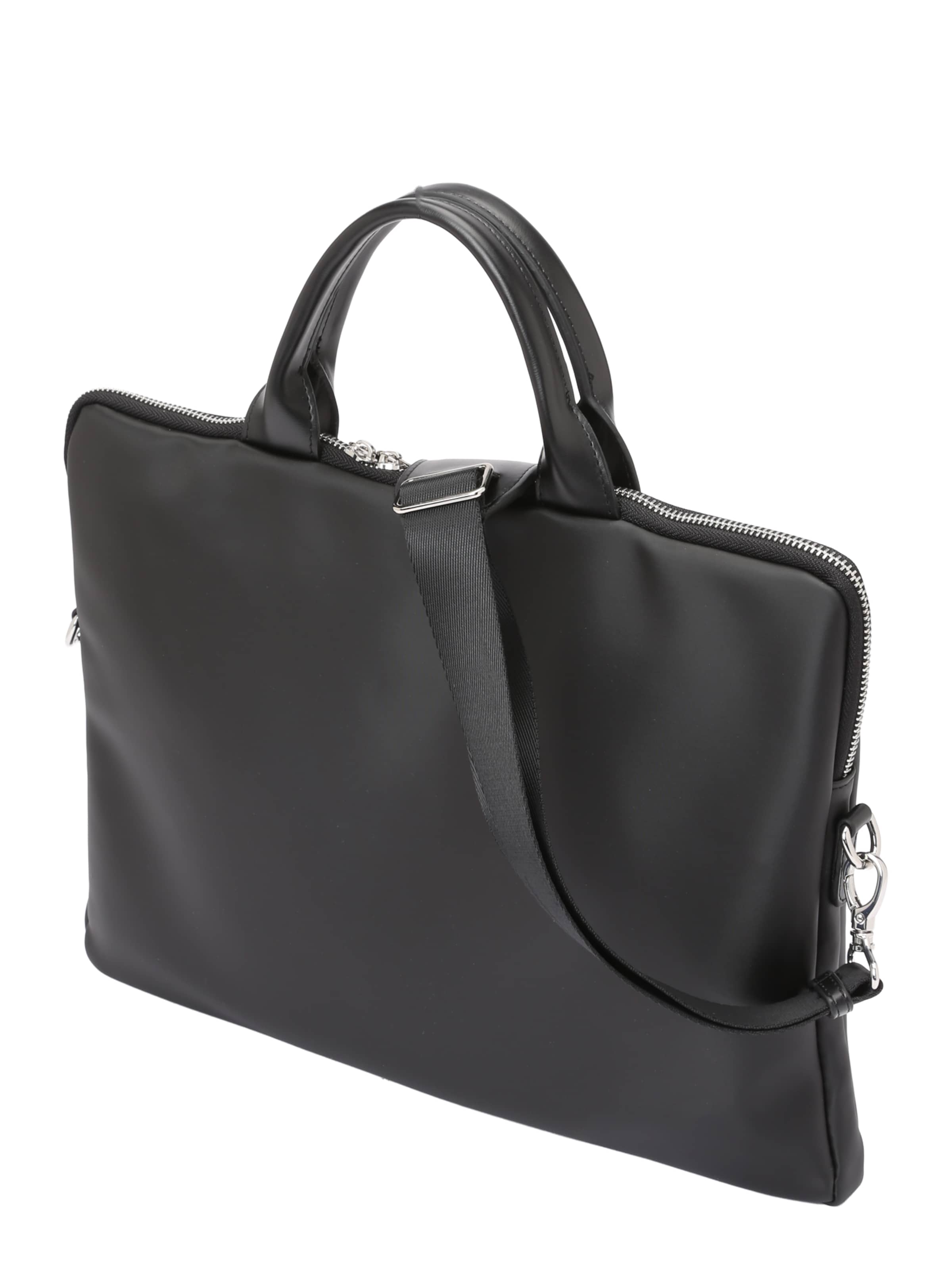 Karl Lagerfeld Laptop bag in Black: side